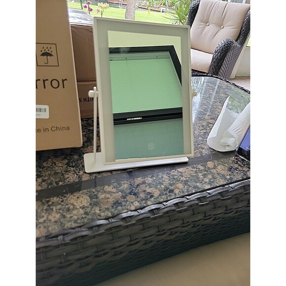 9"x11" Small Vanity Mirror with Lights Lighted Makeup Mirror B8 - Picture 10 of 13